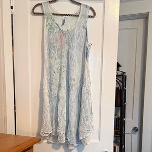 India Boutique Pastel Marble Mini Dress